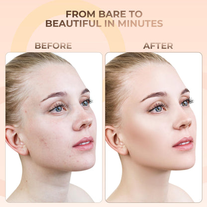 Sweet Face Minerals Light Foundation – Matte Finish Mineral Powder SPF 30 (20g Mid Jar)