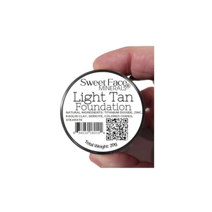 Light Tan Foundation – Matte Mineral Loose Powder SPF 30 (20g) | Sweet Face Minerals