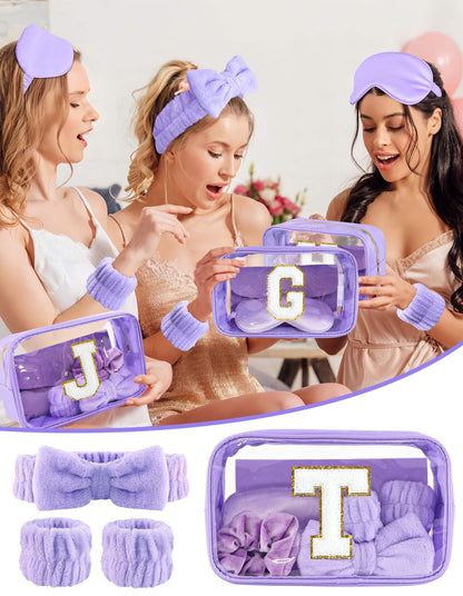 Sweet Lion Gift Sets for Women | Initial Makeup Bag & Brush Set