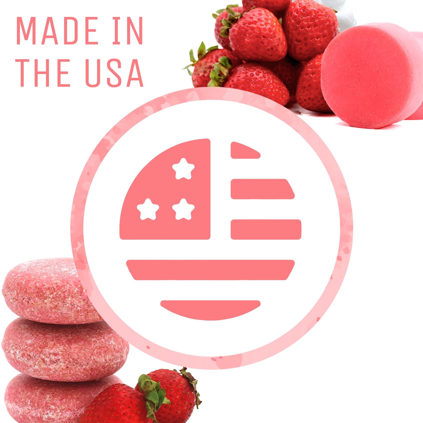 Sweet & Sassy 3 Shampoo Bars — All-Natural, SLS-Free, Plastic-Free, Made in USA