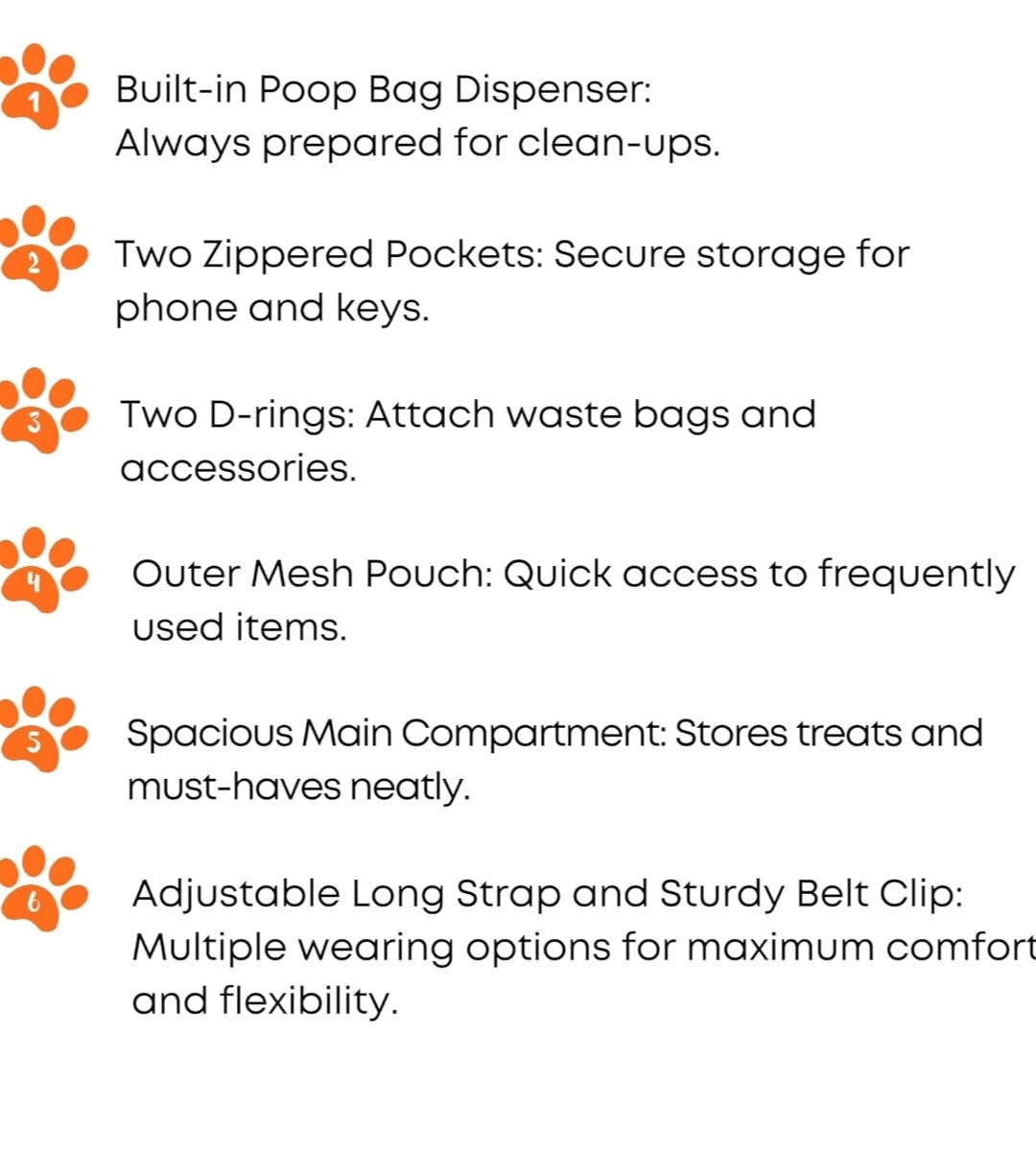 Sweetie Premium Dog Treat Pouch Bag for Walking & Training