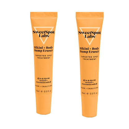 SweetSpot Labs Bikini & Body Bump Eraser – Pack of 2 x 0.5oz | Niacinamide & Bentonite Clay