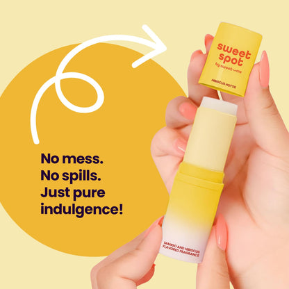 SweetSpot Mango Hibiscus Solid Perfume Stick | Portable, Long-Lasting Fragrance by Sweetums