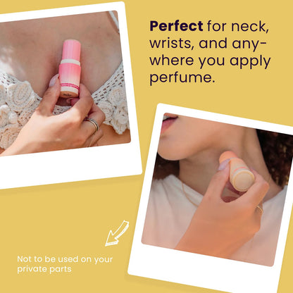 Sweetums SweetSpot Flavored Solid Perfume Stick – Pineapple Coconut, Travel-Ready, Long-Lasting