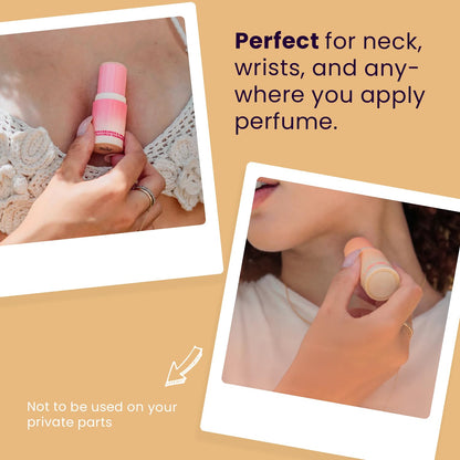 Sweetums SweetSpot Flavored Solid Perfume Stick – Brown Sugar Vanilla | Travel-Friendly, Long-Lasting Fragrance