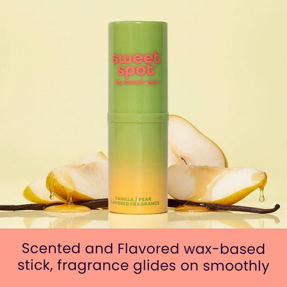 SweetSpot Vanilla Pear Solid Perfume Stick | Travel Fragrance by Sweetums