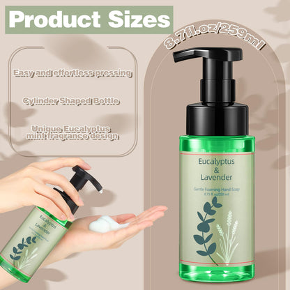 Swiffen 6-Pack Eucalyptus Foaming Hand Soap with Pump – Moisturizing 259ml Bottles