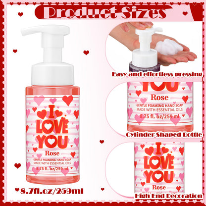 Swiffen 6-Pack Valentine's Foaming Hand Soap – Moisturizing Scented Hand Wash