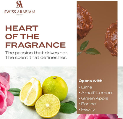 Swiss Arabian Shaghaf (Feminine) – Long-Lasting EDP Spray, Dubai Luxury Perfume 2.5 oz