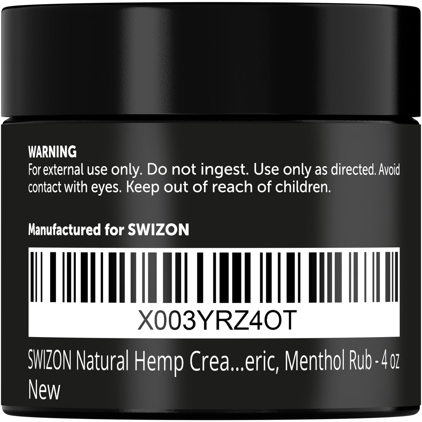 SWIZON Cream with Arnica Montana, Emu Oil, Curcumin, Turmeric – Soothing Comfort, 4oz
