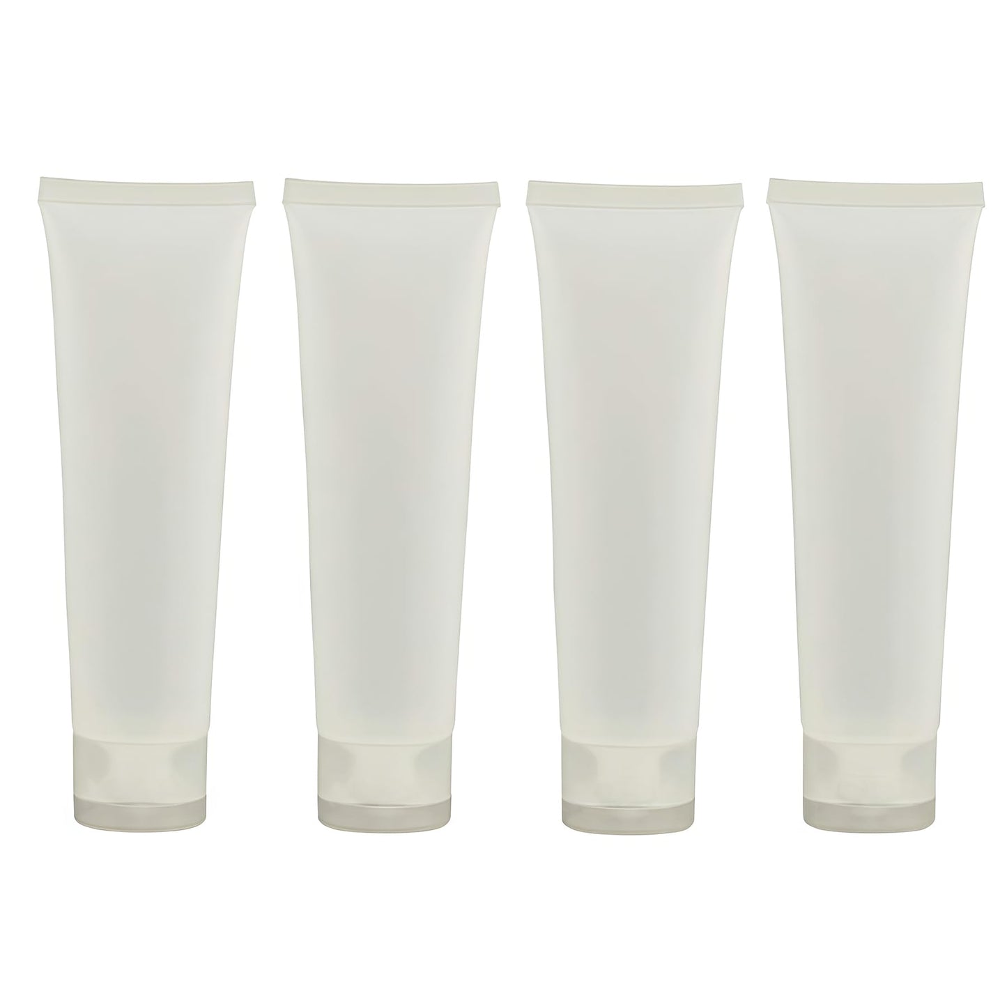 SYBL 20Pcs Clear Empty Refillable Tubes 100ml – Leak-Proof Squeezable Containers