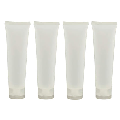 SYBL 20Pcs Clear Empty Refillable Tubes 100ml – Leak-Proof Squeezable Containers