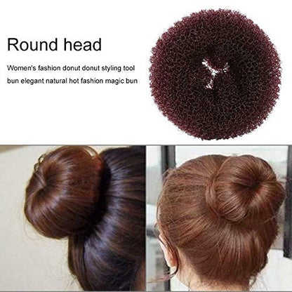 SZMWL Donut Hair Bun Maker – 18-Pack Kit in 3 Colors, 3 Sizes