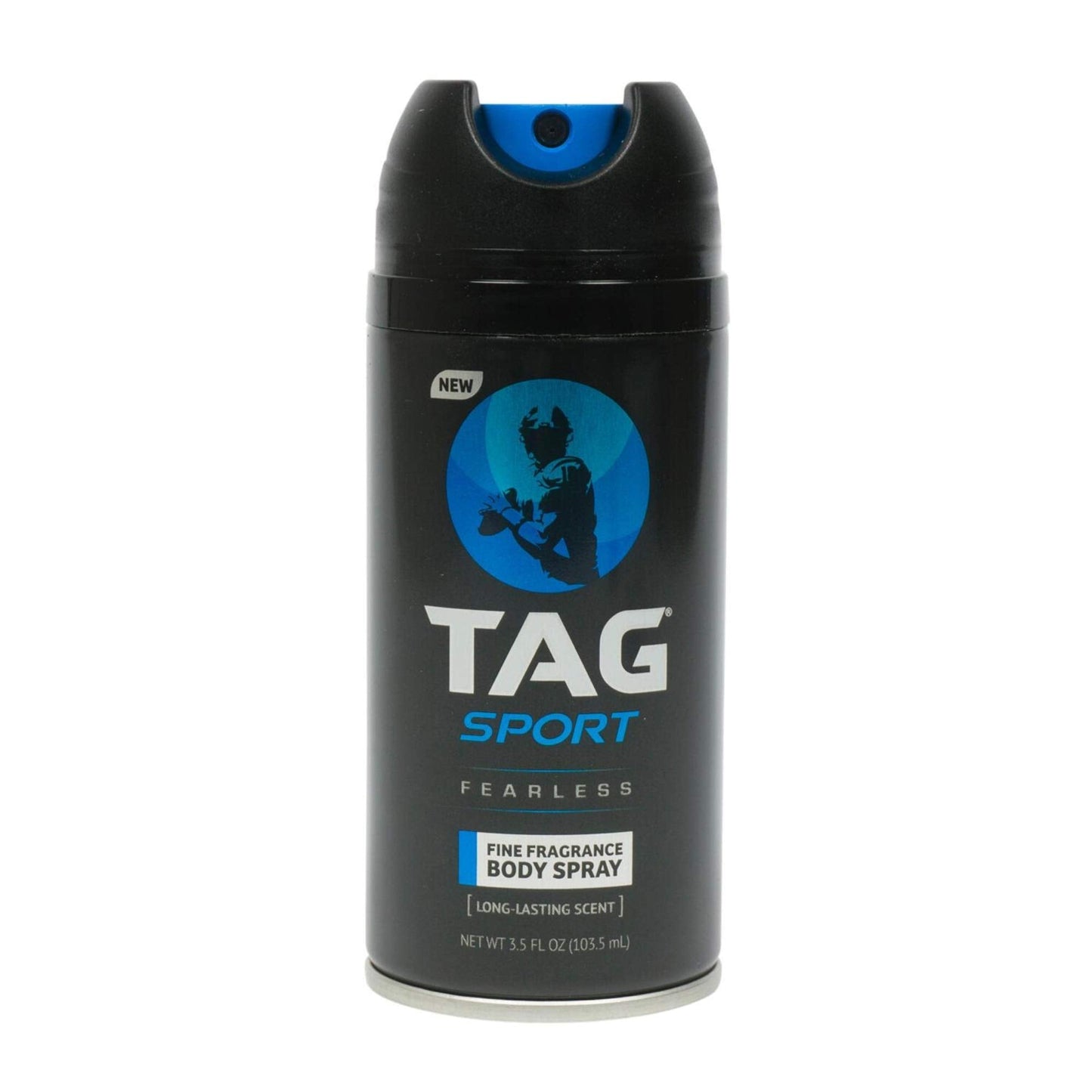 TAG Sport Body Spray Fearless 3.5 oz – 4 Pack | Long-Lasting Fragrance