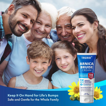 TAGRID Arnica Cream Extra Strength — Fast Bruise & Pain Relief with Vitamin K (4 oz)