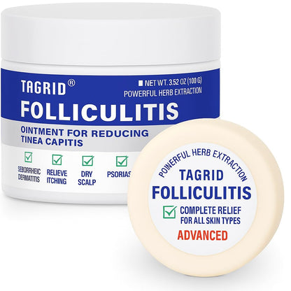 TAGRID Folliculitis & Fungal Care Set — Antifungal Soap + Cream for Active Lifestyles
