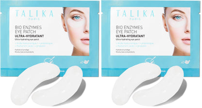 Talika Bio Enzymes Eye Patch – Ultra-Hydrating 15-Minute Eye Mask, Pack of 2
