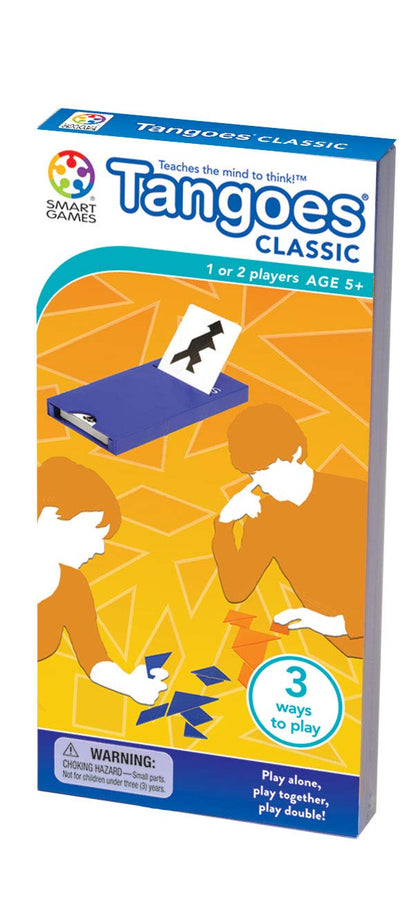 Tangoes SmartGames Classic Tangram Logic Puzzle – 54 Progressive Challenges for Ages 5+