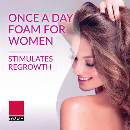 TARO Minoxidil 5% Foam for Women — 2.11 oz, 4-Month Supply