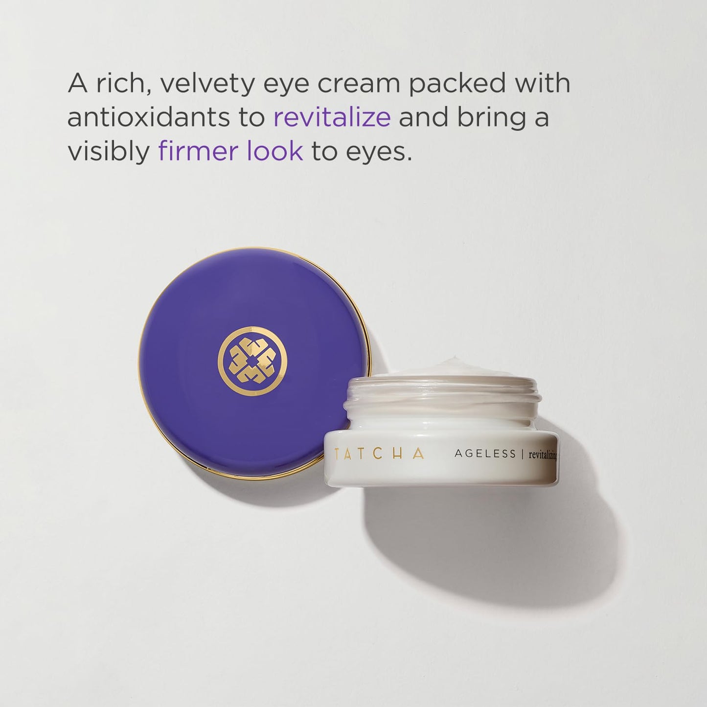 TATCHA Ageless Revitalizing Eye Cream | Cruelty-Free 15 ml / 0.5 oz | Reduce Fine Lines, Dark Circles & Puffiness