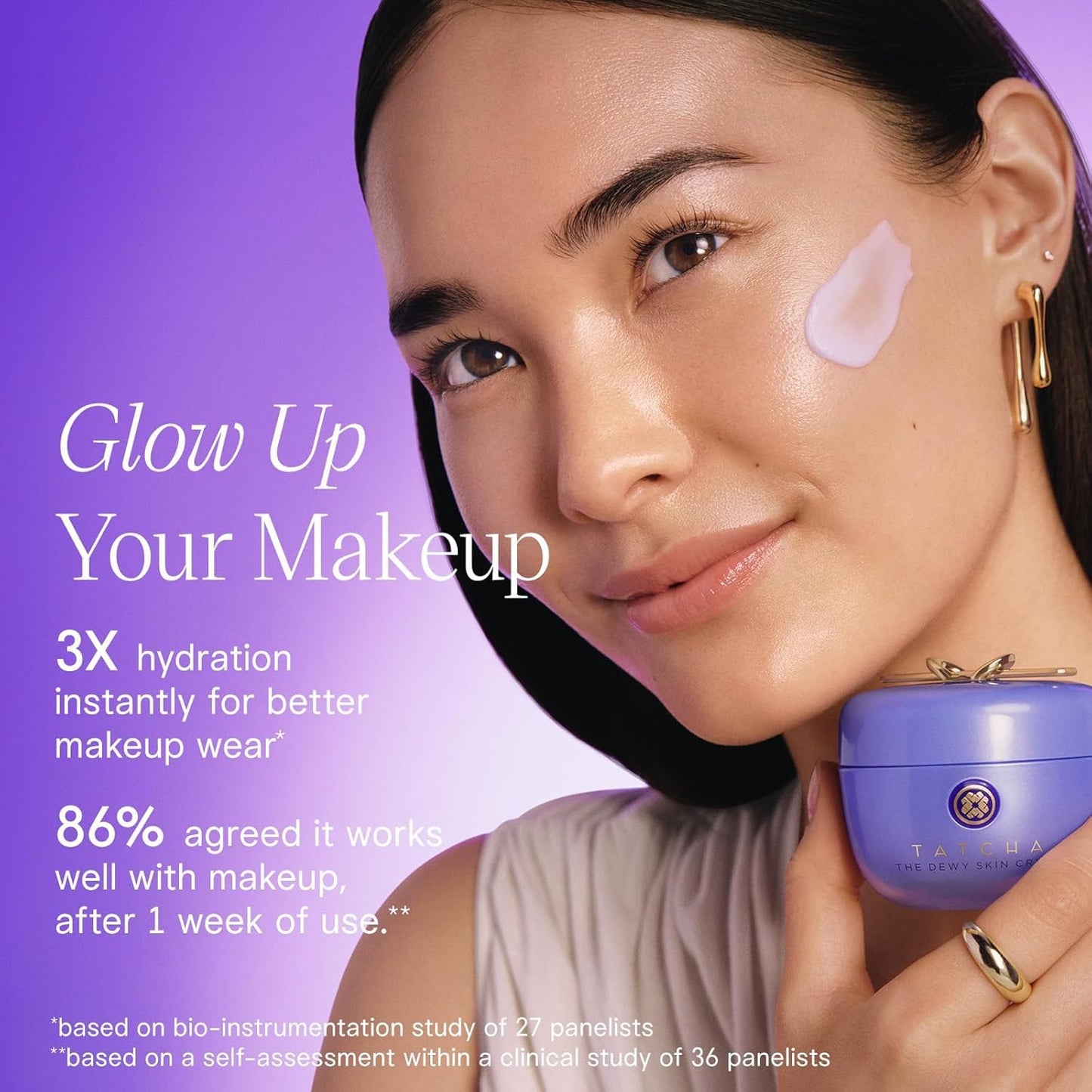 TATCHA AM + PM Moisture Duo — Dewy Skin Cream & Indigo Overnight Repair Serum ($164 Value)