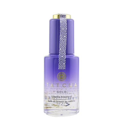 TATCHA Gold Camellia Beauty Oil – 23K Gold, Multi‑Task Face, Body & Hair Oil (30 ml / 1 oz)