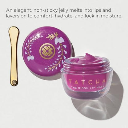 Tatcha Dewy Skin & Lips Hydrating Ritual Set — Travel Rice Wash, Full-Size Dewy Skin Cream, Wisteria Lip Mask ($119 Value)