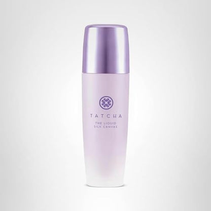 Tatcha Liquid Silk Canvas | Weightless Oil-Free Primer for Lasting Makeup | 30 ml