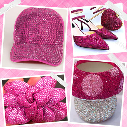 Tatiwoo 20000Pcs Hot Pink Flatback Resin Rhinestones Kit – Mixed Sizes for DIY Crafts & Tumblers