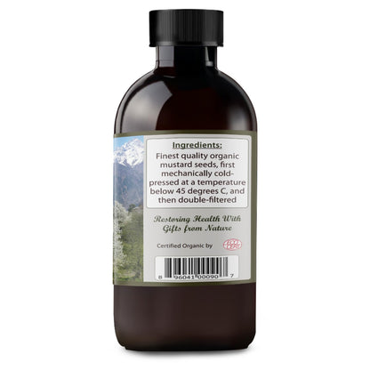 Tattva's Herbs Mustard Seed Oil – Unrefined Cold-Pressed 16 fl oz for Hair, Skin, Cooking & Massage