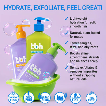 TBH Teen & Kids Conditioner – Lightweight Detangler for All Hair Types