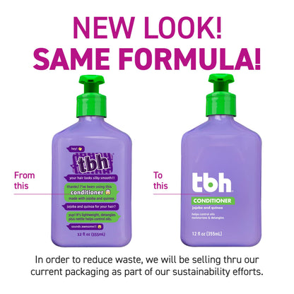 TBH Teen & Kids Conditioner – Lightweight Detangler for All Hair Types