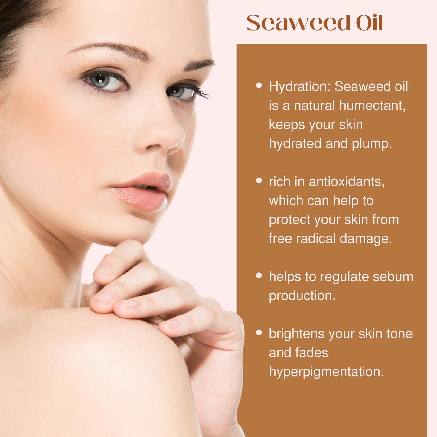 t.botanicals Seaweed Body Oil 8 oz – Fast-Absorbing, Non-Greasy Moisturizer (Citrus)