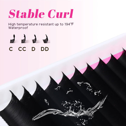 TDANCE Cashmere Easy Fan Lash Extensions – 0.03mm C Curl 15mm Mega Volume