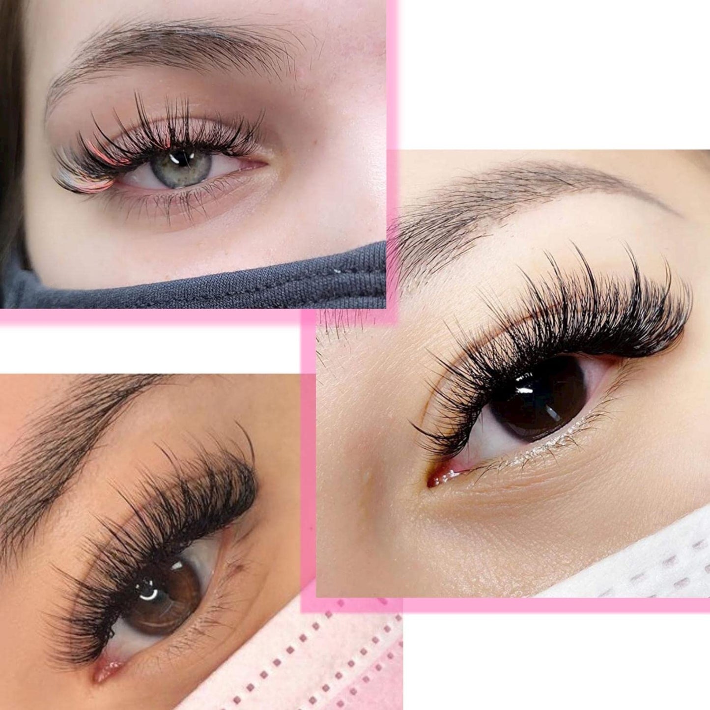 TDANCE Spikes Lash Extensions – Matte Black Premade Spikes, 0.07mm, C/D Curl, 8-15mm