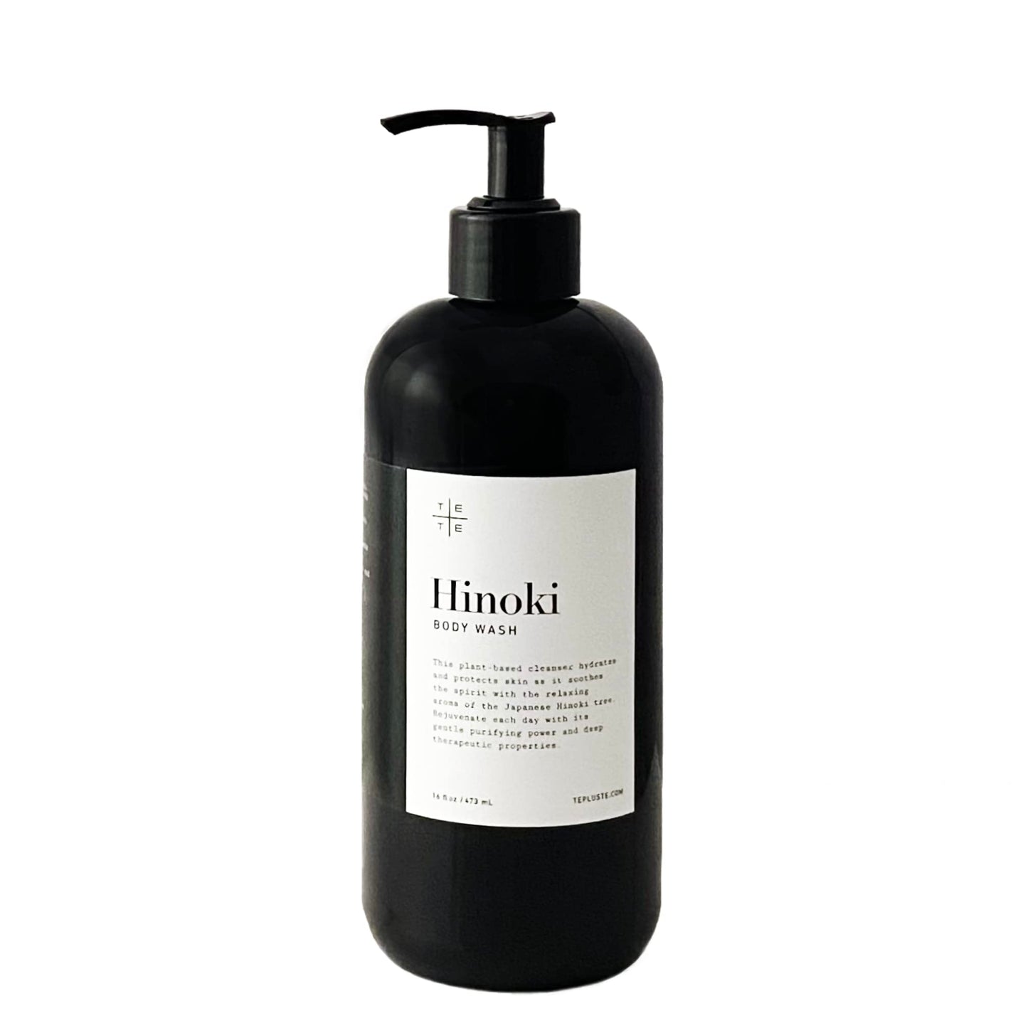 TE + TE Hinoki Body Wash – Gentle, Hydrating Cleanse with Japanese Hinoki Essential Oil | Vegan