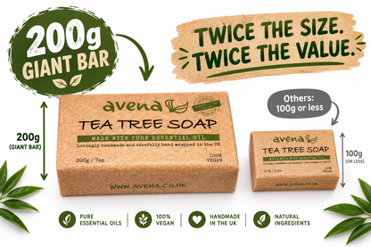 Herbalshire Natural Tea Tree Oil Soap Bar (200g)