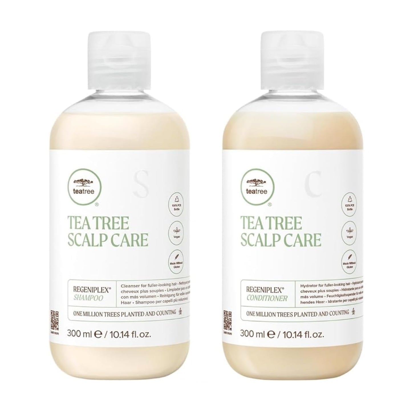 Tea Tree Scalp Care Gift Set – Anti-Thinning Shampoo + Conditioner for Fine Hair