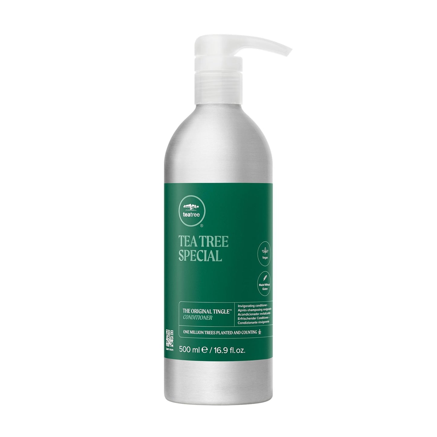 Tea Tree Special Conditioner Aluminum Bottle – Detangles, Smooths & Softens Hair All Hair Types 16.9 fl oz