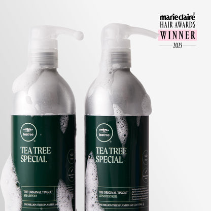 Tea Tree Special Conditioner Aluminum Bottle – Detangles, Smooths & Softens Hair All Hair Types 16.9 fl oz