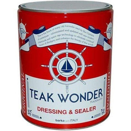 Teak Wonder Dressing & Sealer 1L - Non-Oil UV Marine Wood Protector Sealer 60101