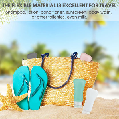 Teapile 20-Pack Travel Bottles Set – 3oz & 2oz Leak-Proof Toiletries Kit