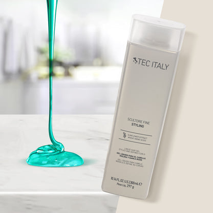 Tec Italy Scultore Fine Liquid Styling Gel 300 ml – Curl Definition & Flexible Hold