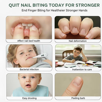 TEELAMP Nail Biting Treatment for Kids – 10 ml Bitter Deterrent, Dual Day & Night Care