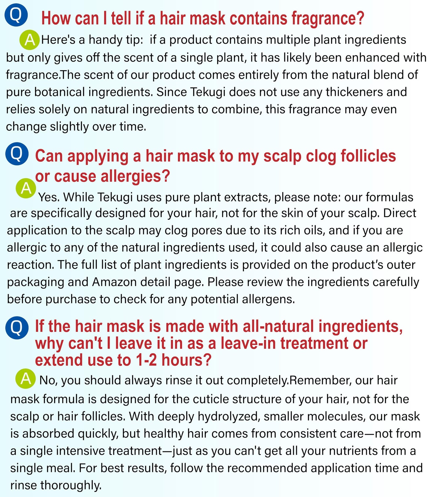 Tekugi Hydrolyzed Keratin Hair Mask – Silicone-Free Repair & Moisture for Color-Treated & Damaged Hair (16.9 oz)