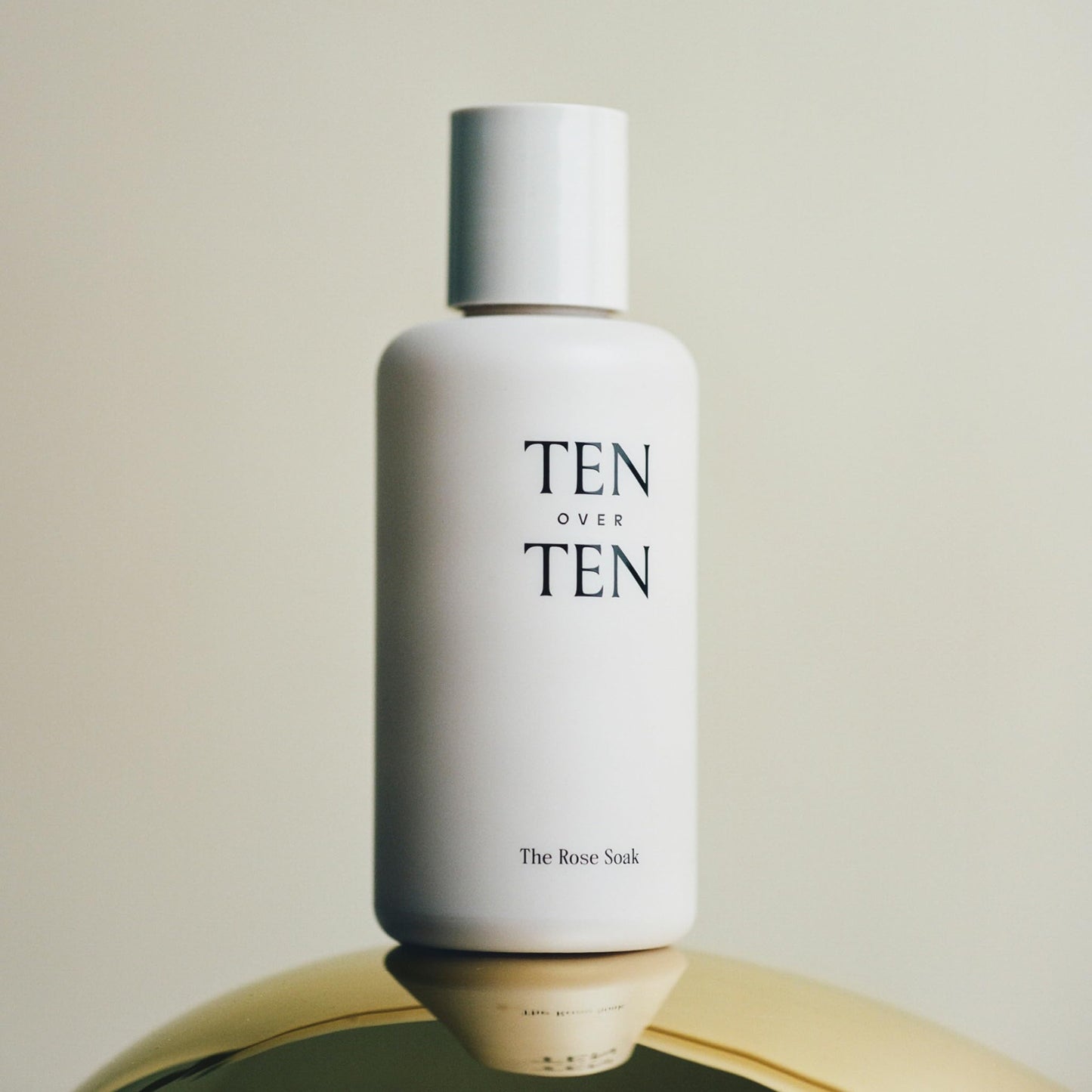 tenoverten The Rose Soak – Acetone-Free Nail Polish Remover | Clean, Natural, Non-Toxic (4 fl oz / 118 ml)
