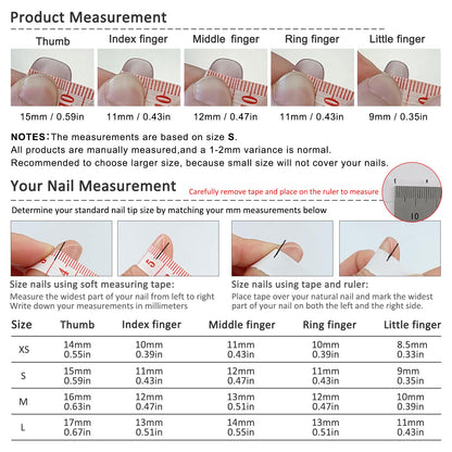 TENPAL Press On Nails 10 Pcs with Tools Kit (XS) – Peach Tea Rose Gradient Cat Eye, Short Oval
