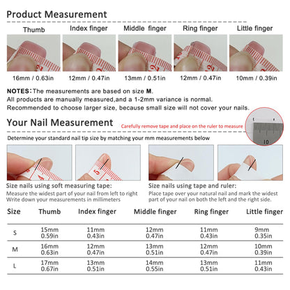 TENPAL Short Coffin Duckbill Press On Nails – White French Tip with Rhinestones & 3D Bow (10pcs)