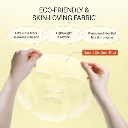 Tenzero Daily Rice Illuminating Mask (30 Sheets) – Hydrating, Soothing & Nourishing