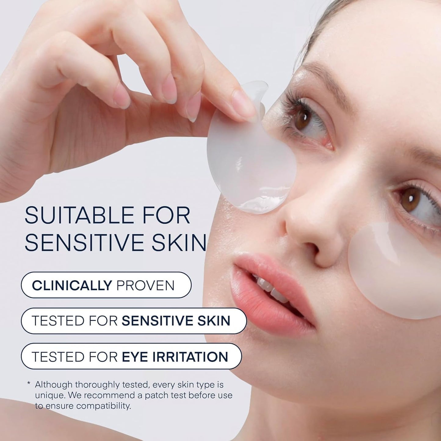 TEREZ & HONOR Eye Patches Gift Set – 3-Pack (x60) Korean Hydrogel Masks with Caffeine, Collagen & Vitamin C